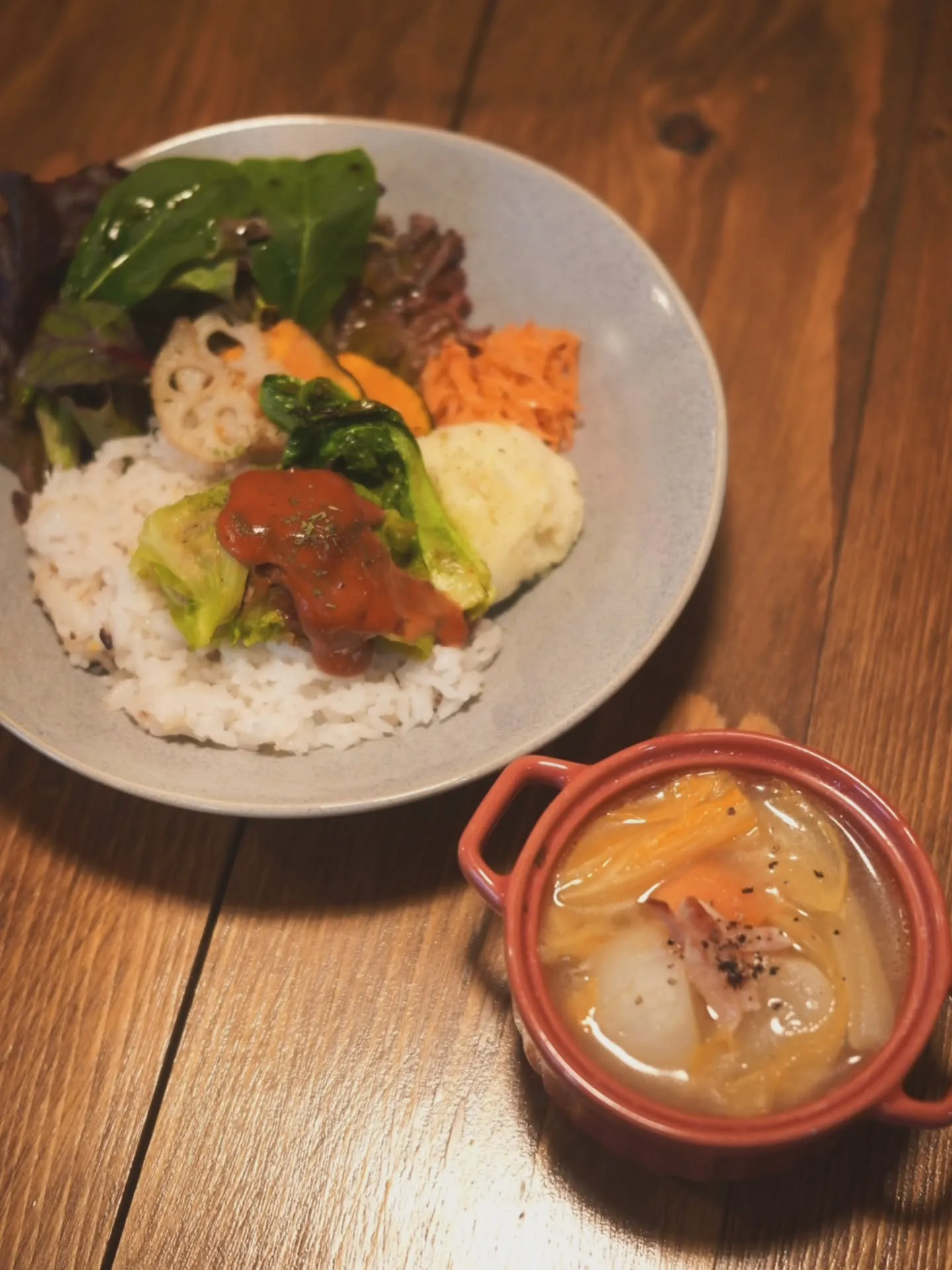 【1月の月替わりプレート、ペアリング🌿】