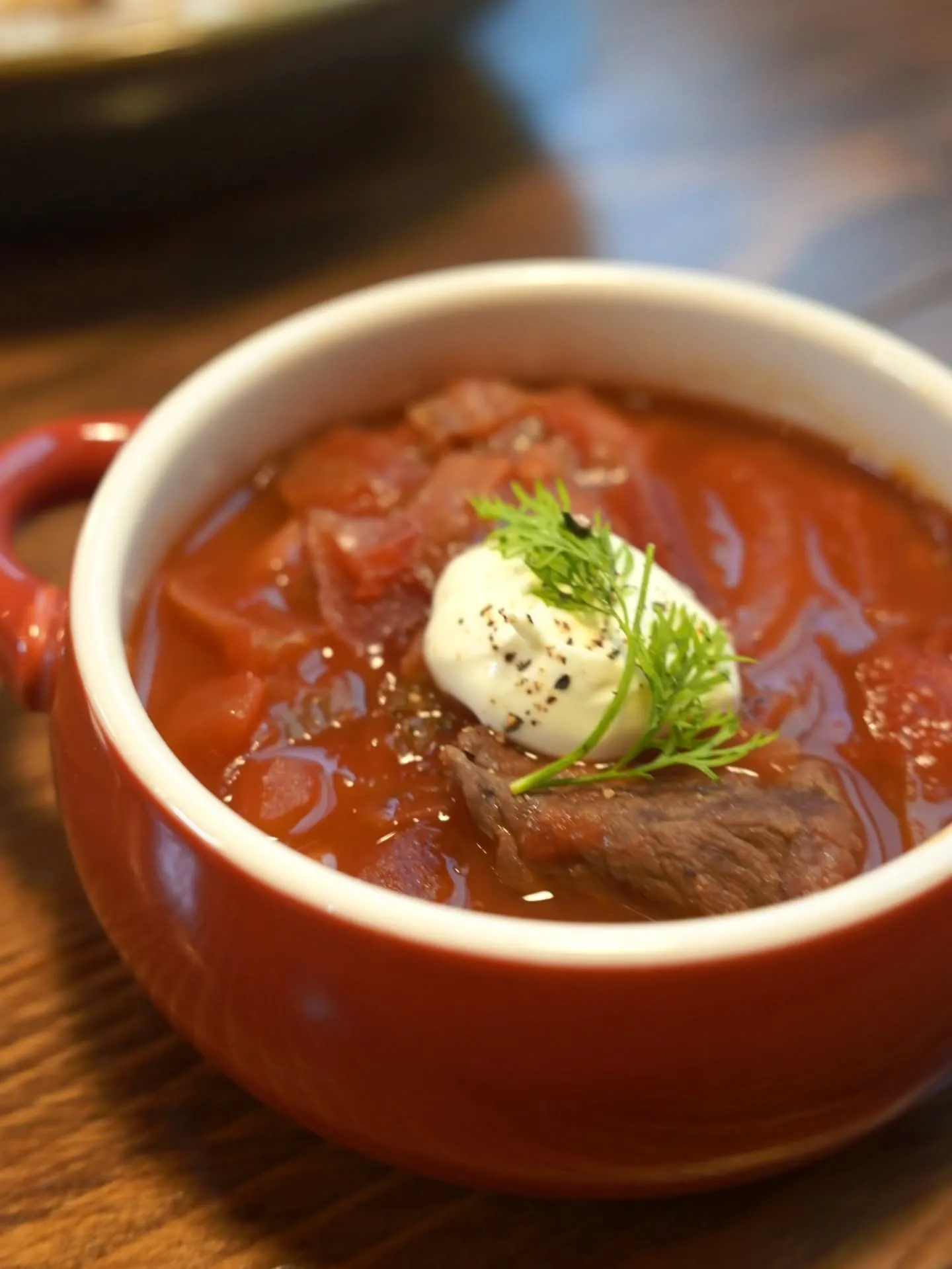 【2月/ボルシチと鱈の塩麹焼きプレート🌿】